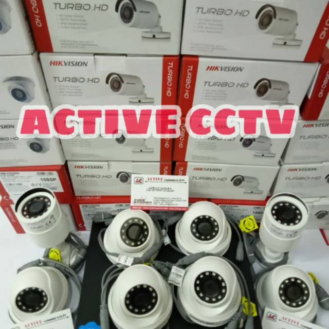 PROMO PAKET CCTV 8 KAMERA 2MP 1080 P BERGARANSI CAM 2 MP 8CH 8CHANEL 8CHANNEL