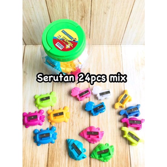 

serutan pensil toples isi 24
