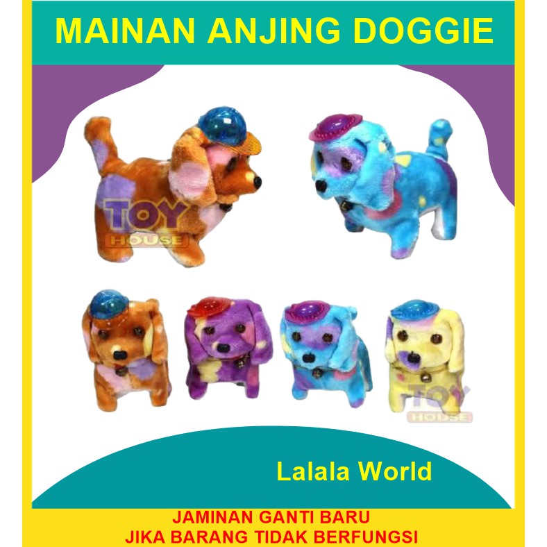 Mainan Boneka Anjing Anak Anak Lucu Bisa Bergerak dan Bersuara