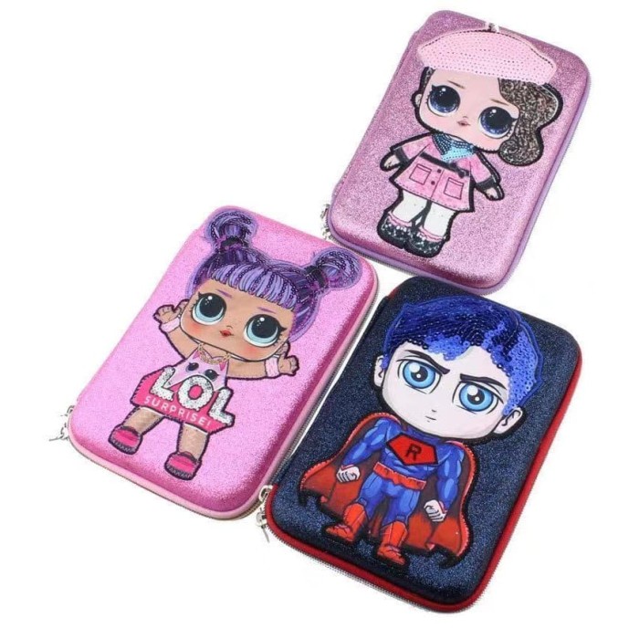 

Terbatas Kotak Pensil Lol Surpise/Hard Pencilcase Organizer Model Smiggle Bergaransi