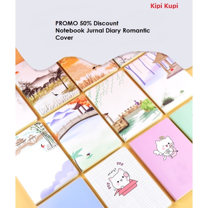 

[RESTOCK] A5 Korean Style Notebook / Jurnal / Memo / Diary 64 page