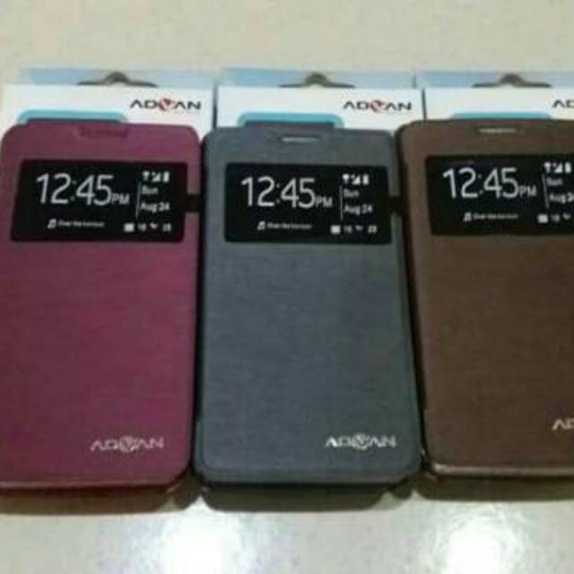 BOOKCOVER ORI ADVAN S4H/S5L/S5E+