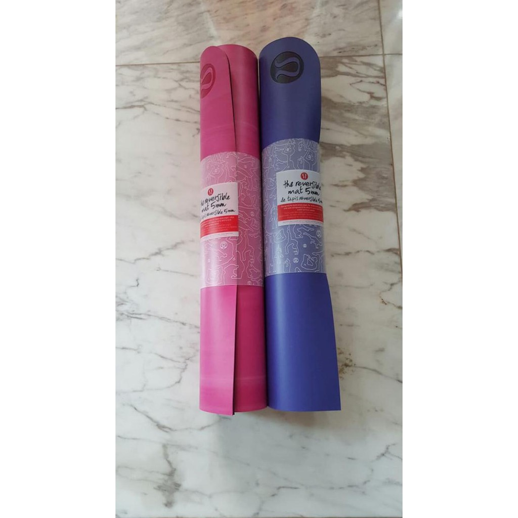 ITERMURAHl Matras Yoga Lululemon 5mm Reversible Original IBDLl