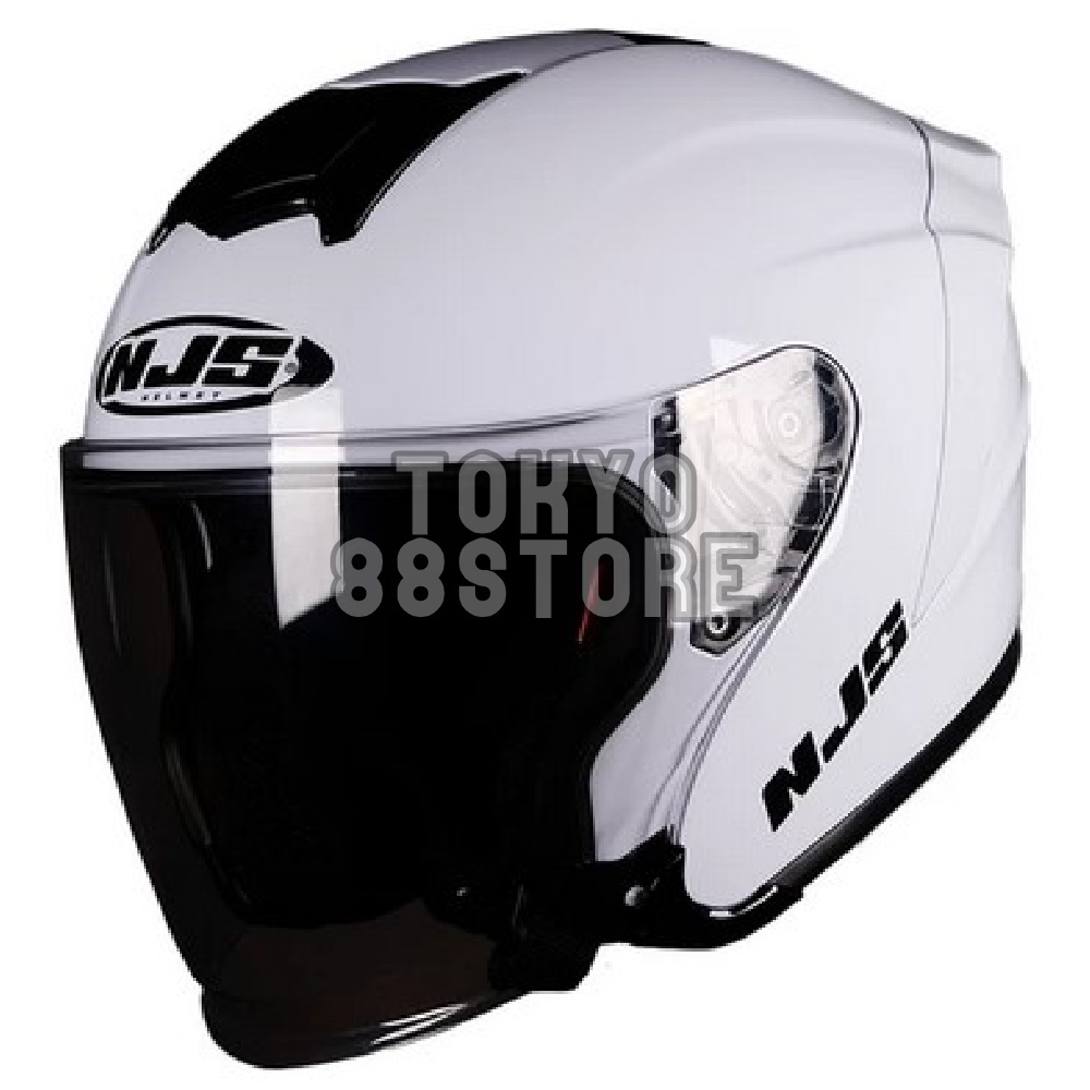 NJS Kairoz Solid | Helm Half Face NJS Kairoz Solid-White