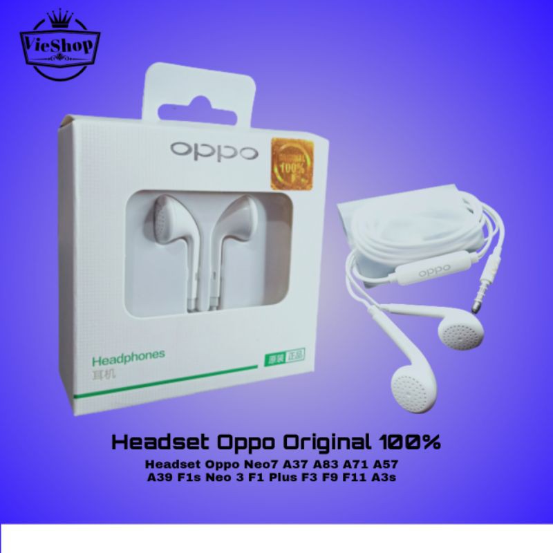 Headset Oppo Original Stereo Bass MH133