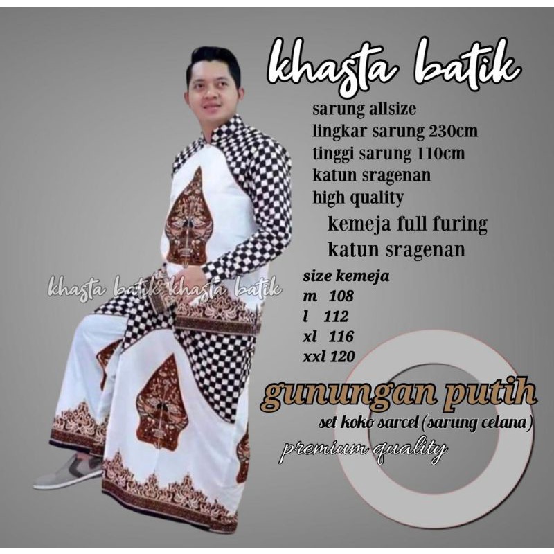 Setelan Kemeja korpri Full Furing Bahan Katun 40s krah hitam