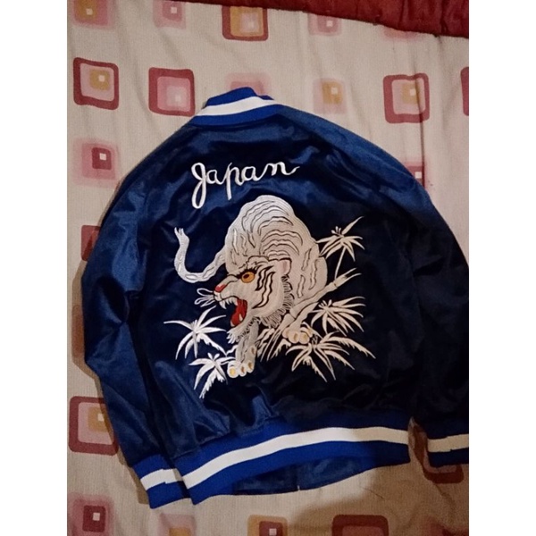 Jaket Sukajan VELVET blue taiga