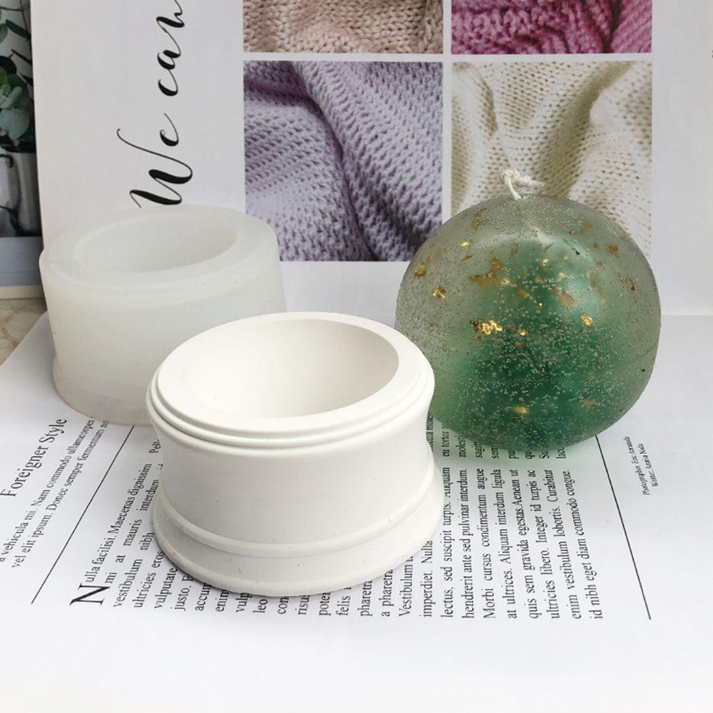 Solighter Round Ball Candle Cetakan Lilin Lilin Handmade Aromaterapi Perlengkapan Membuat Lilin Kerajinan Tangan Untuk Resin Epoxy