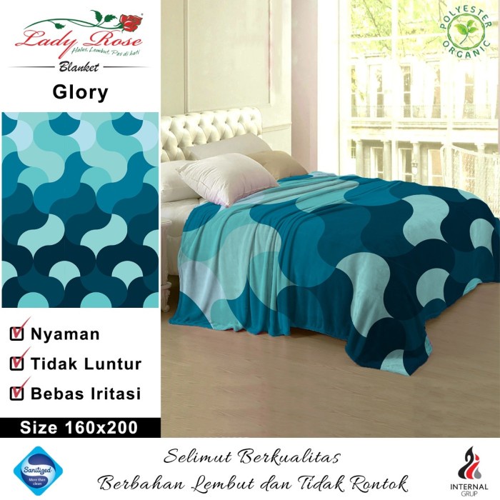 Selimut Dewasa selimut ladyrose glory(H0E5) BISA COD BAHAN HALUS & TEBAL Selimut Tebal Selimut Dewas
