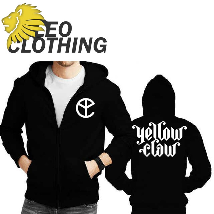 Hoodie Zipper Yellow Claw