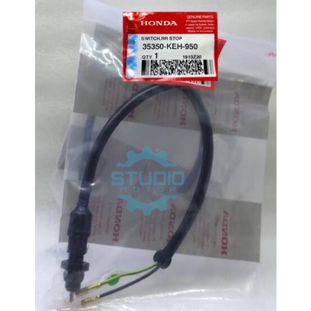 Switch + PER Lampu Stop Swit Rem Belakang Blkg Blk – Supra X FIT GRAND IMPRESSA LEGENDA GL Pro Max Neo Tech MegaPro Karburator 35350-KEH-950 35350-292-003 35350KEH950 35350292003