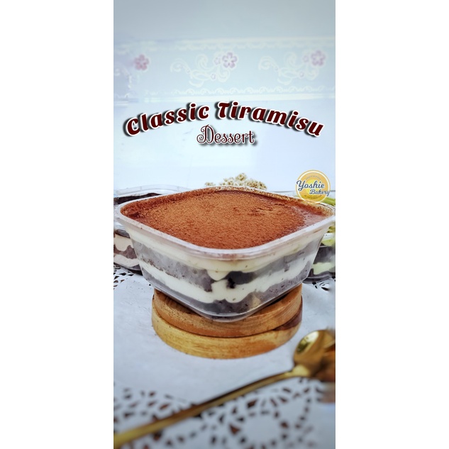 

Dessert Box Tiramisu (Isi 2 Box), Ukuran Medium 350ml