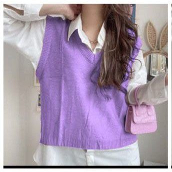 JAYA_CO Natha Vest Knit Rajut Rib Tebal