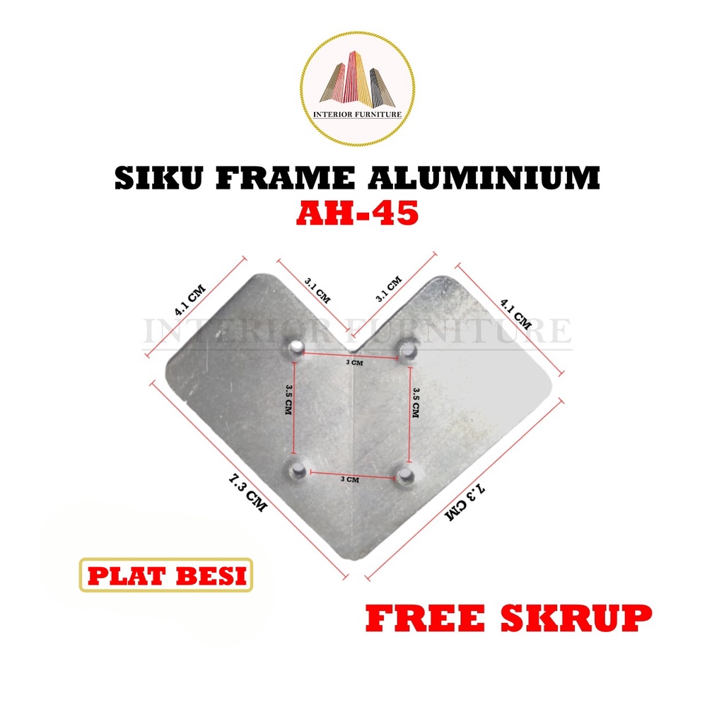 Siku Sudut Frame Adu Manis AH-45