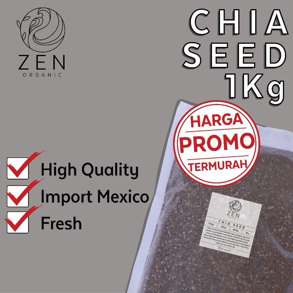 

ORGANIC CHIA SEED MEXICO 1 KG / BLACK CHIA SEED