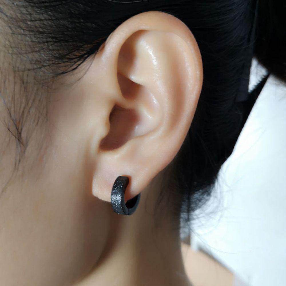 Mxbeauty Wanita Klip Telinga Trendi Perhiasan Telinga Punk Stainless Steel Yang Dipersonalisasi Untuk Pria Anting Klip On