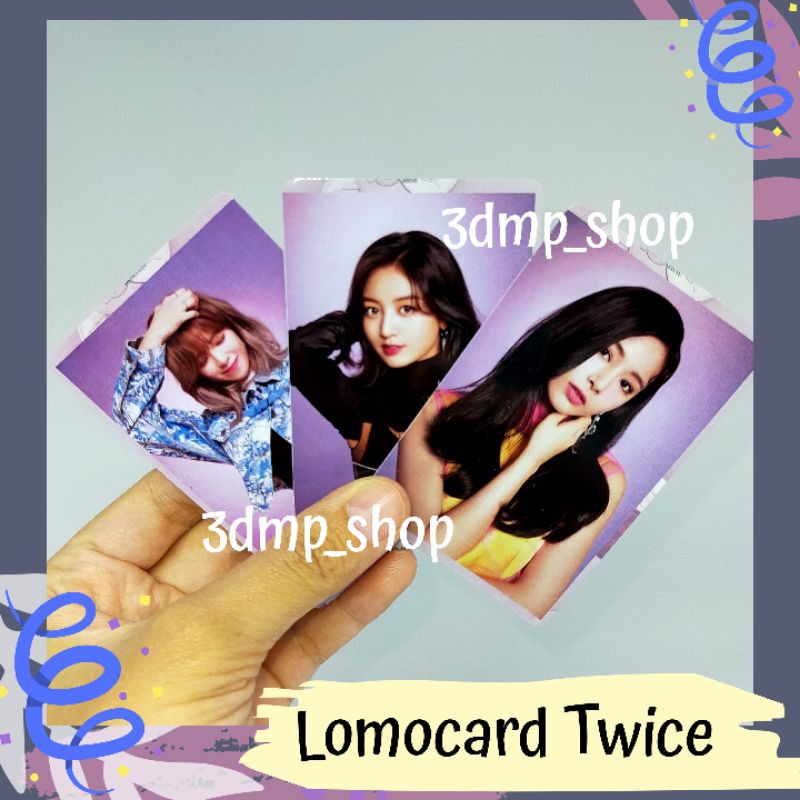 [25 lembar] Photocard Lomocard photo lomo card Twice Hare Hare Ready to be Fancy More and more yes or yes formula of love between 1&amp;2