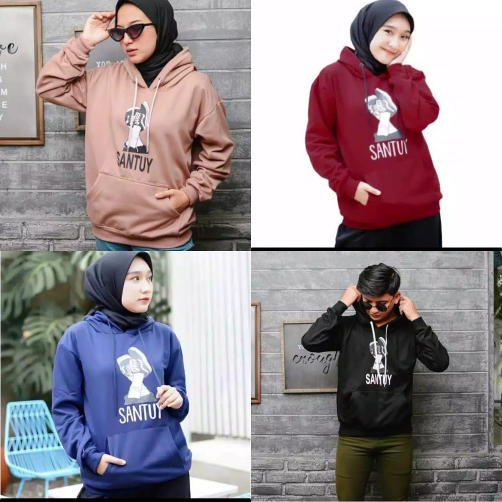 SANTUY THE FOOT  SWEATER MURAH | Sweater Hoodie Wanita