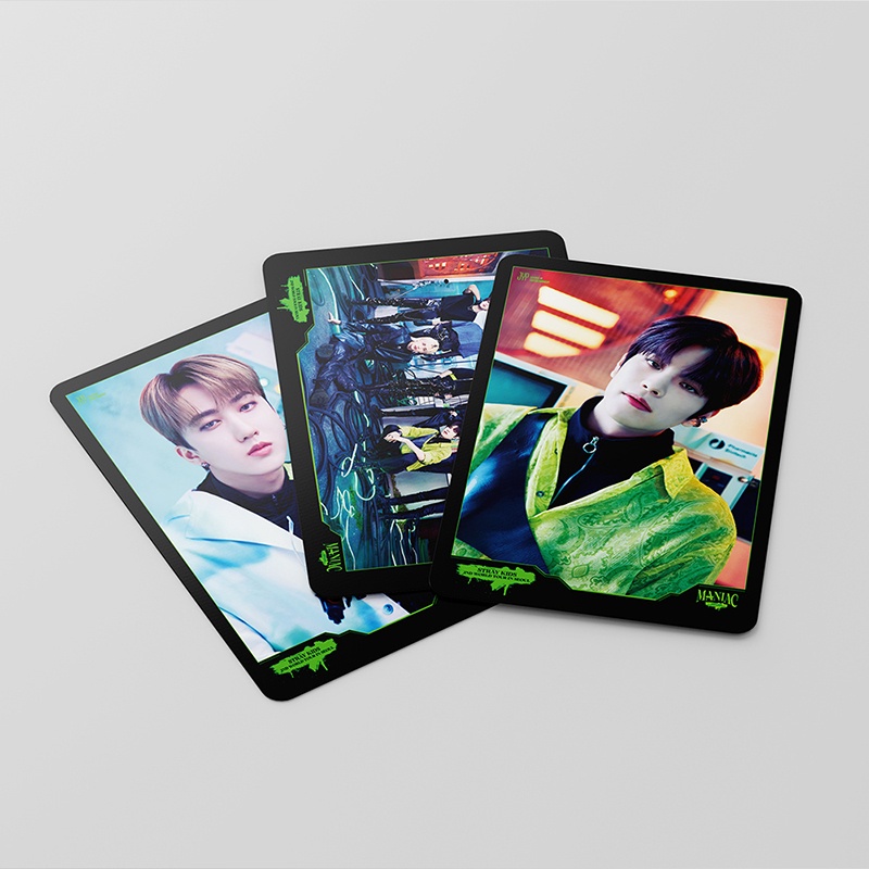 55pcs / Kotak Kartu Foto Album Stray Kids MANIAC LOMO