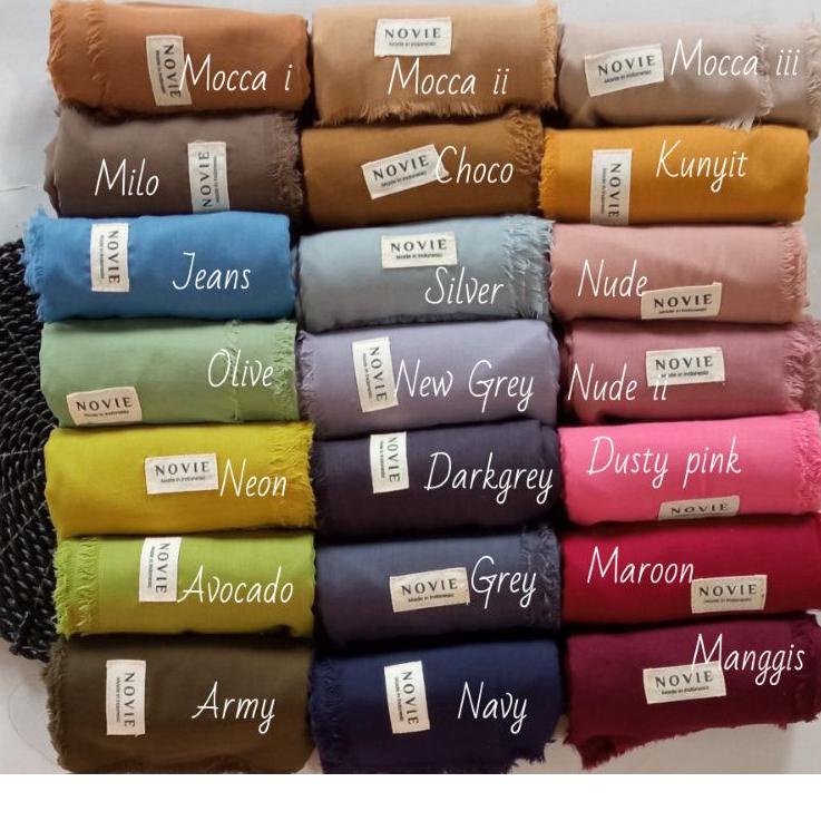 (PART 1) RAWIS JEPARA/RAWIS NOVIE/NOVIESHIMA/SEGIEMPAT POLOS/HIJAB POLOS/HIJAB MURAH/WARNA LENGKAP/R