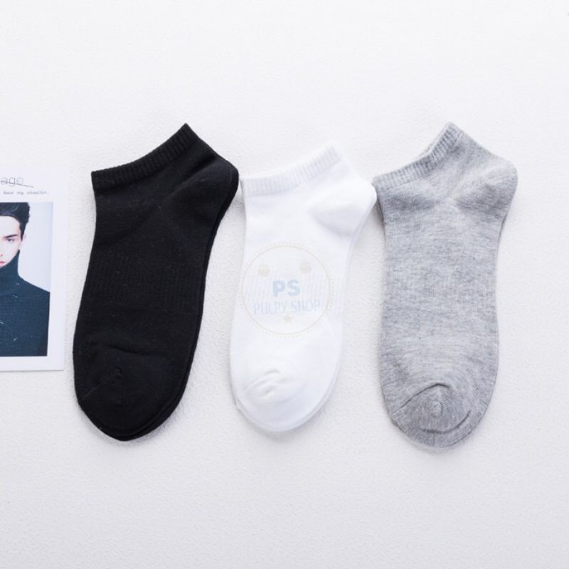 Kaos Kaki Polos Semata Kaki Kaus Kaki Ankle Cute / Socks Short Socks Sepatu Sock Polos Motif Bear PS-3