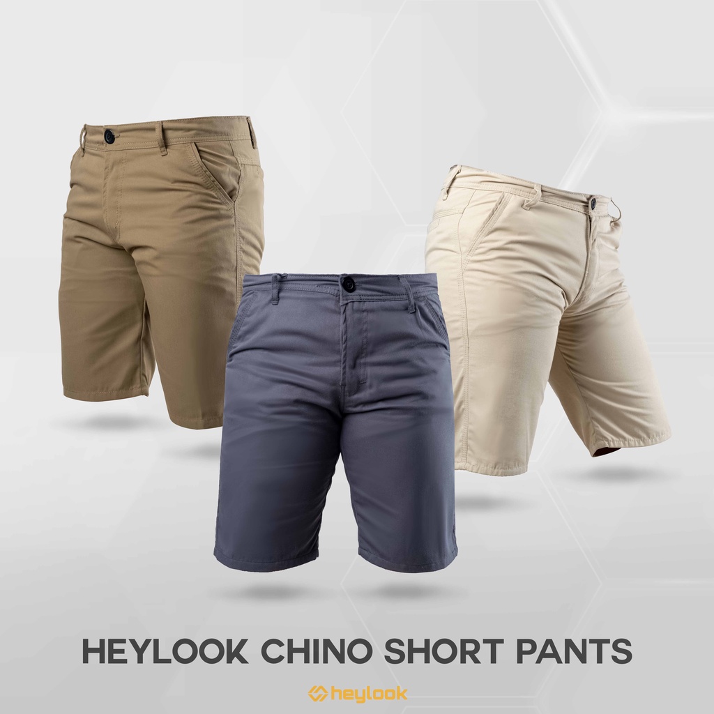 HEYLOOK Project - Celana CHINO Pendek Pria Chino Short Pants Heylook Casual Chino Santai