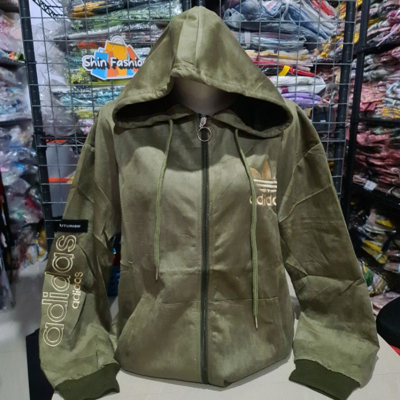 Jaket Suede Import Wanita Fashion XL Besar-Didasarmy