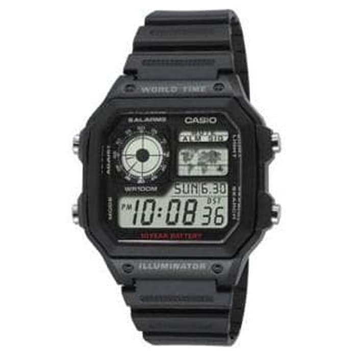 Jam Tangan Casio AE1200 WH 1A Original