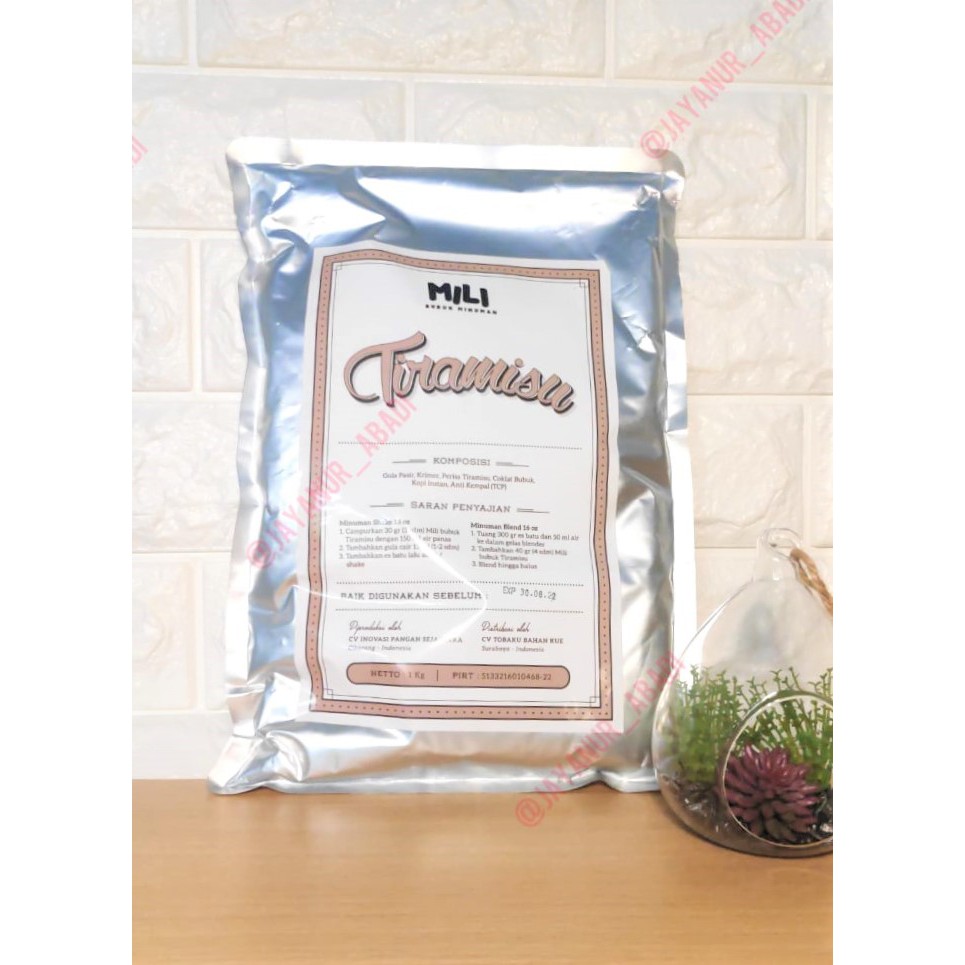 

BUBUK MINUMAN MILI TIRAMISU ORIGINAL 1KG (exp 24bln)]9