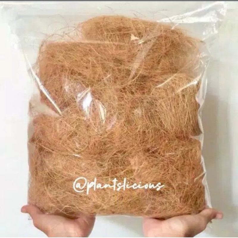 

Serabut kelapa-coco fiber 100gram(siap pakai)