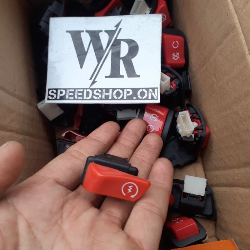 saklar stater untuk vario click 125 150 led tombol stater non pisah