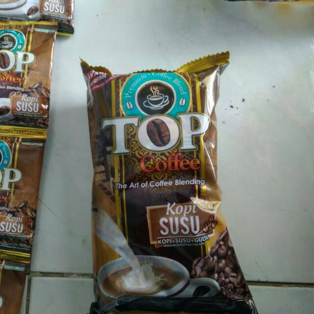 

Top kopi+ gula + susu 10x31g