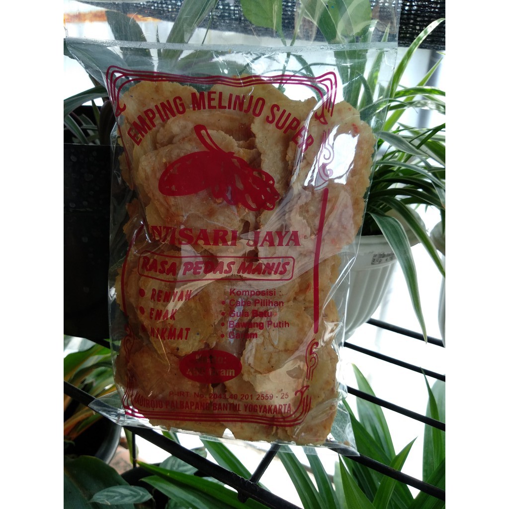 

Emping Melinjo Asli - Rasa Pedas Manis