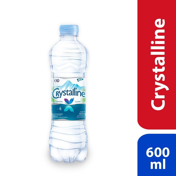 Crystalline 600 ML - Air Mineral Crystalline 1 Dus isi 24 Botol