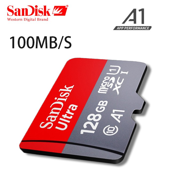 SanDisk A1 Ultra MicroSDXC 128GB 100MB/s Class 10 - Kartu Memori MicroSD