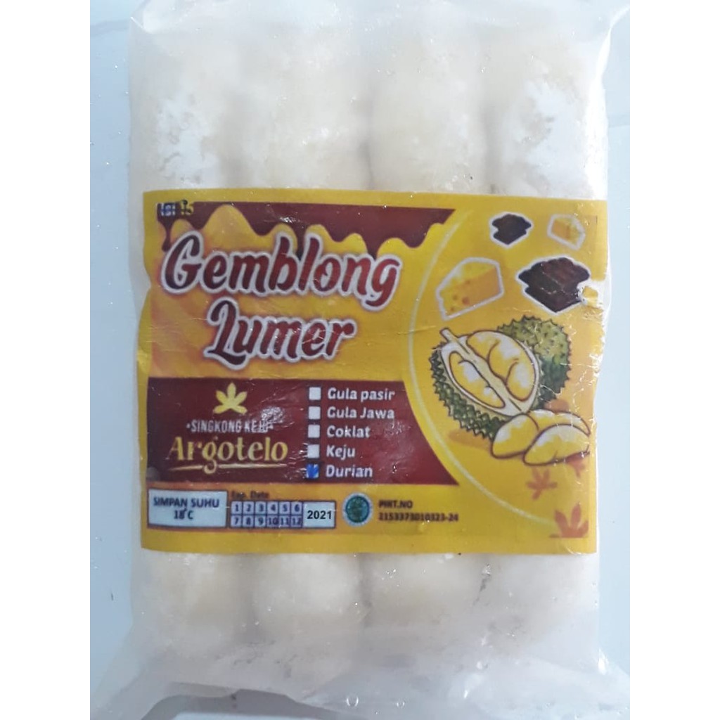 Argotelo Gemblong Lumer - Durian Frozen