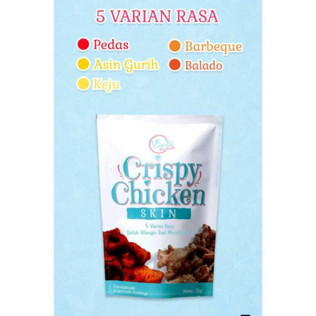 

Crispy Chicken Skin / Kulit Ayam Crispy KINDOSNACK