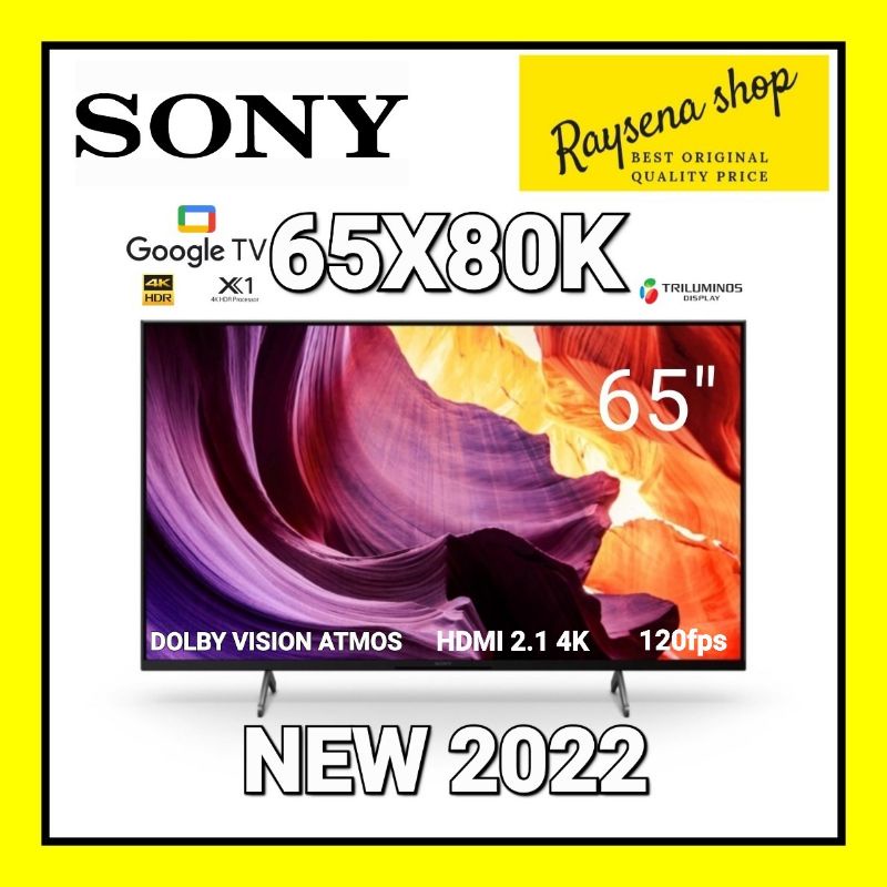 SONY 65X80K 4K UHD HDR Smart Google LED TV 65 Inch KD-65X80K
