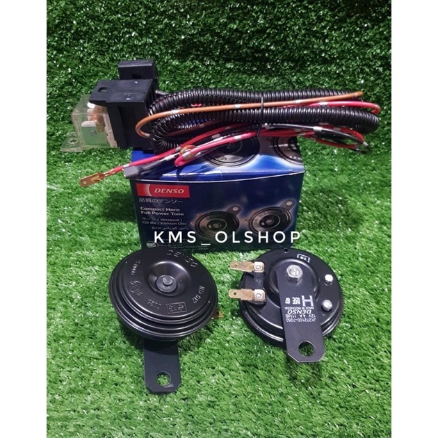 Paket Klakson Denso Disc 12 Volt / Klakson Mobil Avanza / Klakson Denso Standar Motor Dan Mobil Universal