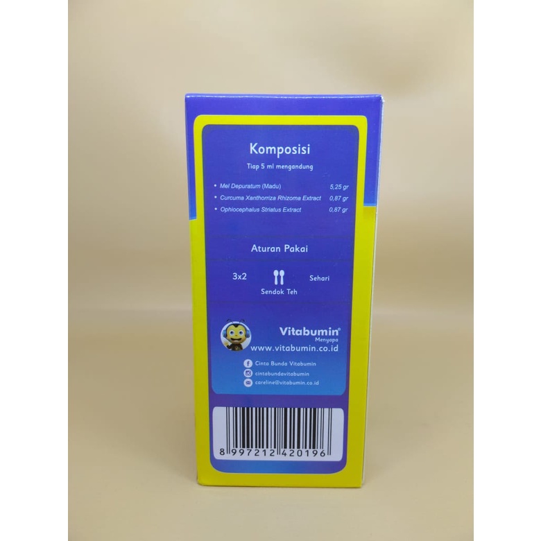 Madu Gemuk Anak Ekstrak Ikan Gabus 130 ml | Original Bisa COD