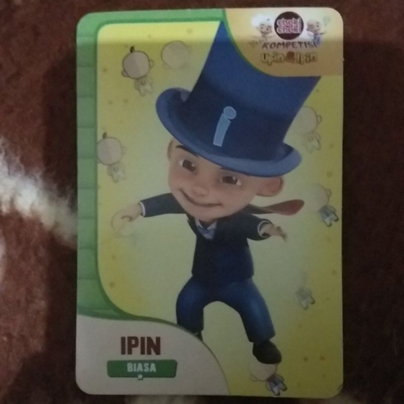 Kartu upin ipin choki choki (ipin)