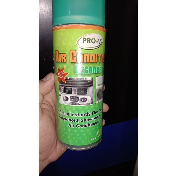 AC CLEANER CONDITIONER PRO V 400ML,FOAM PEMBERSIH KISI KISI AC.