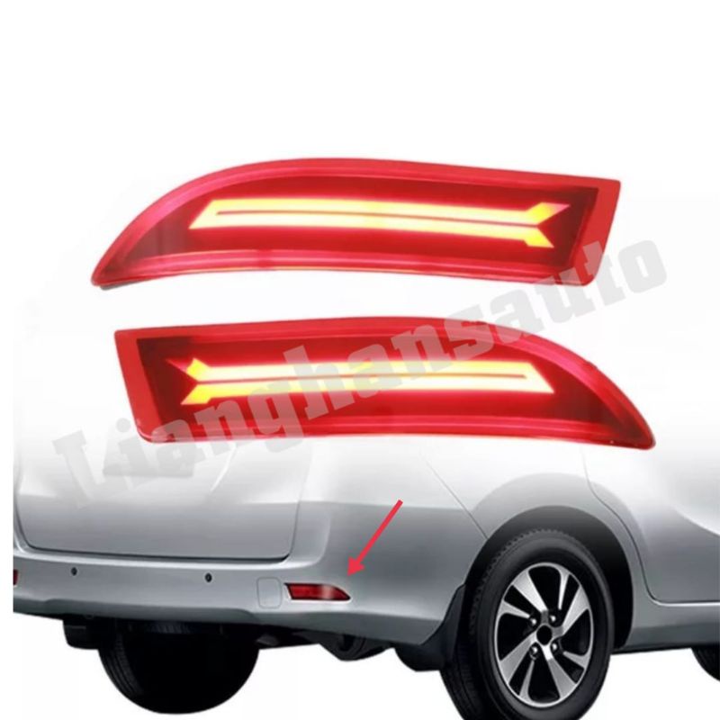 LAMPU BEMPER BELAKANG ALL NEW AVANZA XENIA REFLECTOR  TYPE PLASMA