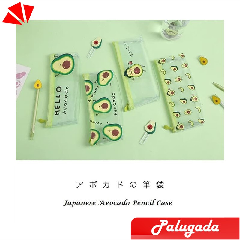

JUAL TEMPAT PENSIL JAPANESE PVC AVOCADO / TEMPAT KOSMETIK - HAND UP MURAH TERLARIS