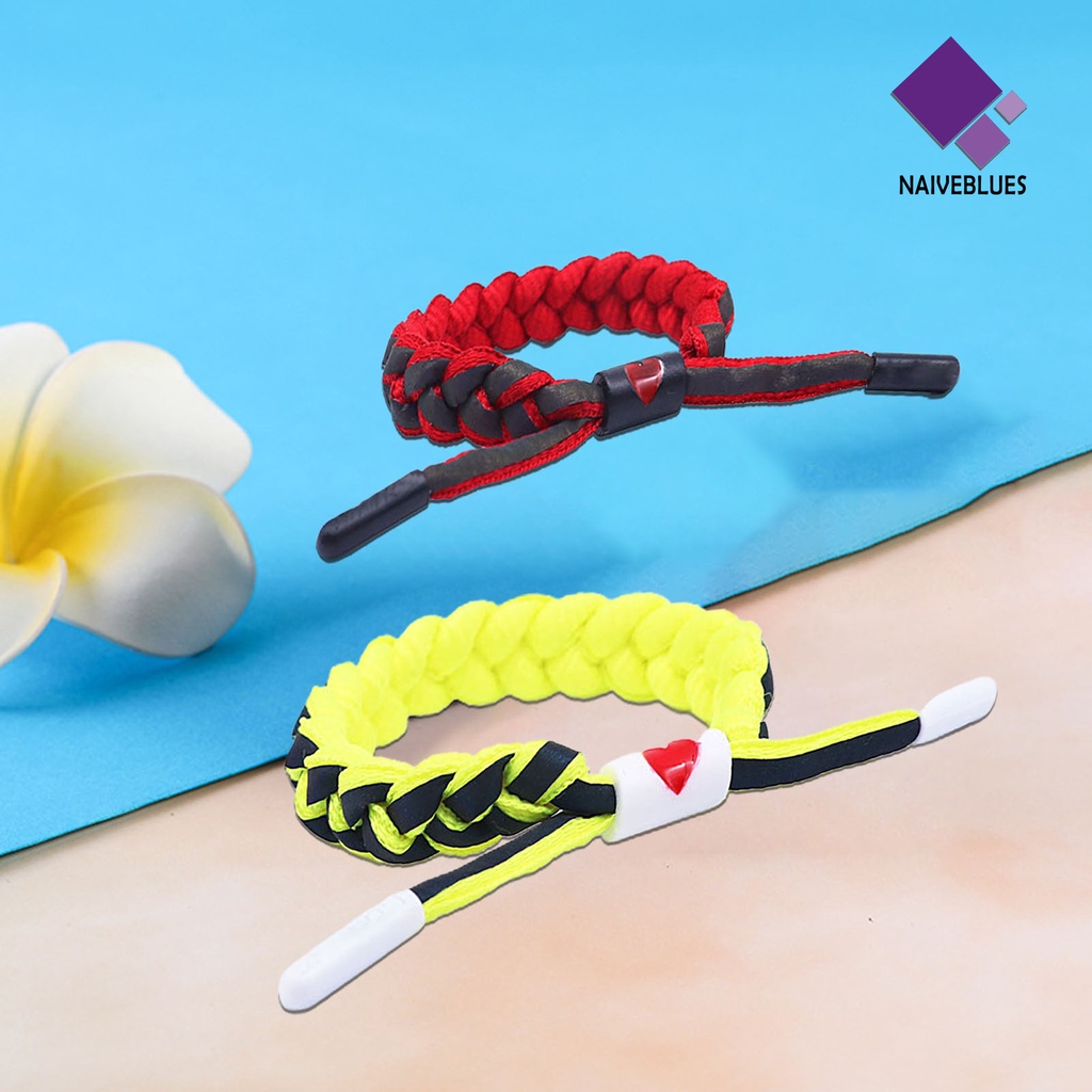 Naiveblue Gelang Tangan Kulit Imitasi Aksen Holografik Reflektif Handmade Untuk Perhiasan Wanita / Pesta