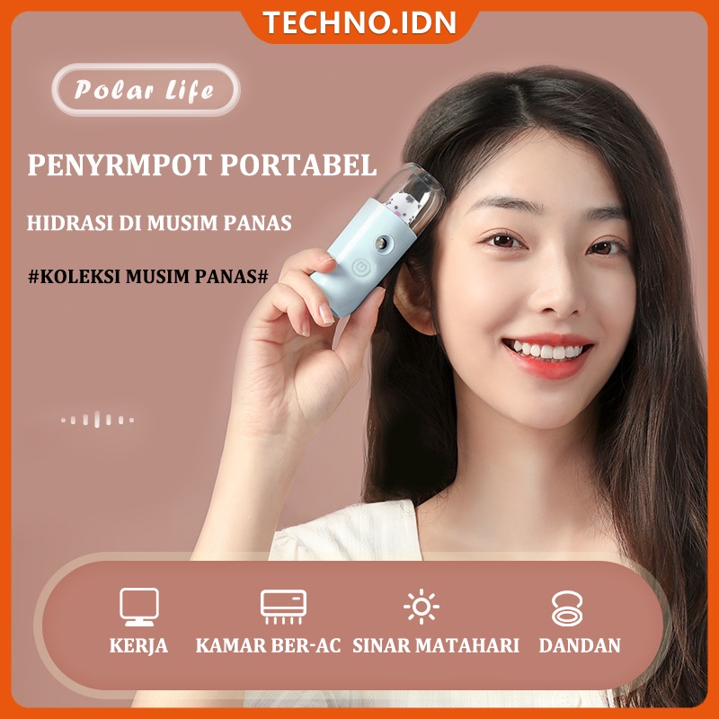 Nano Spray Penyemprot Multifungsi isi Ulang USB Perawatan Wajah