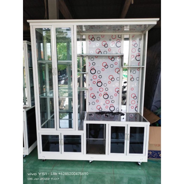 bifet tv full kaca+pvc