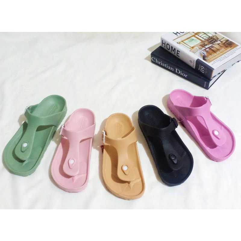 SANDAL JELLY WANITA TALI JEPIT NEW ERA/SANDAL JEPIT WANITA