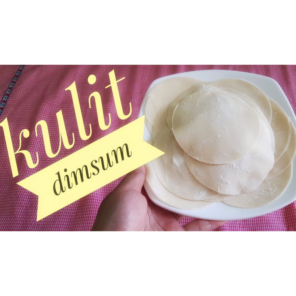 Kulit Dimsum Kulit Gyoza 8cm Kemasan 200 Lembar Campur Warna Halal