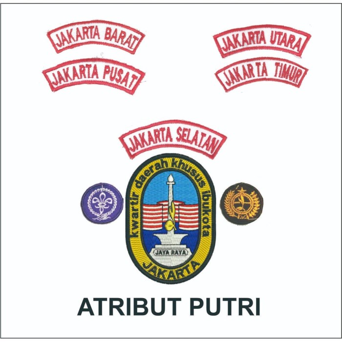 atribut Pramuka Laki dan Perempuan
